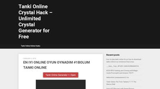 
                            10. EN IYI ONLINE OYUN OYNADIM #1BOLUM TANKI ...