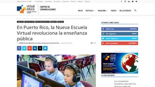 
                            4. En Puerto Rico, la Nueva Escuela Virtual revoluciona la enseñanza ...