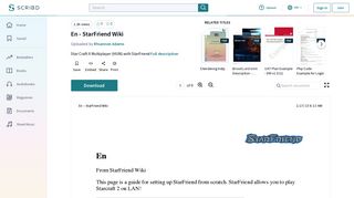 
                            2. En - StarFriend Wiki | Login | Port (Computer Networking) - Scribd