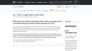 
                            4. en | Tips | Login Menu Left Click · kee-org/KeeFox Wiki · GitHub