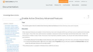 
                            12. Enable Active Directory Advanced Features - Knowledge Base Articles ...
