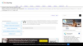 
                            12. Enable & Allow Remote Desktop Login Without Password (Use Blank ...