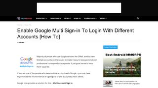 
                            6. Enable Google Multi Sign-in To Login With Multiple Accounts [How To]