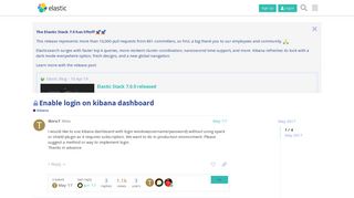 
                            5. Enable login on kibana dashboard - Kibana - Discuss the Elastic Stack