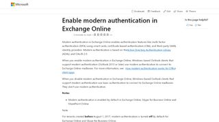 
                            12. Enable modern authentication in Exchange Online | ...
