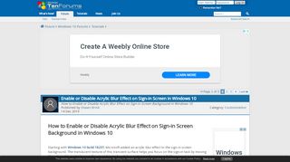 
                            9. Enable or Disable Acrylic Blur Effect on Sign-in Screen in Windows ...