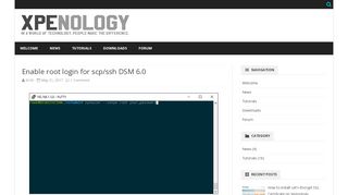 
                            3. Enable root login for scp/ssh DSM 6.0 – XPEnology Club