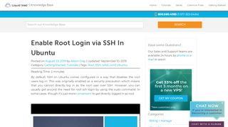 
                            3. Enable Root Login via SSH | Liquid Web Knowledge Base