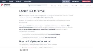 
                            5. Enable SSL for email - Hetzner Help Centre
