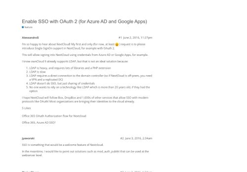 
                            11. Enable SSO with OAuth 2 (for Azure AD and Google Apps) - feature ...