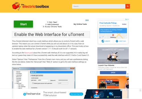 
                            12. Enable the Web Interface for uTorrent - Electric Toolbox