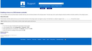 
                            11. Enabling a trace on a CIFS domain controller - NetApp Support