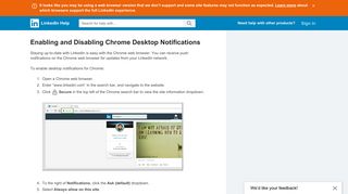 
                            9. Enabling and Disabling Chrome Desktop Notifications | LinkedIn Help
