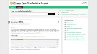 
                            10. Enabling HTTPS : SpamTitan Technical Support