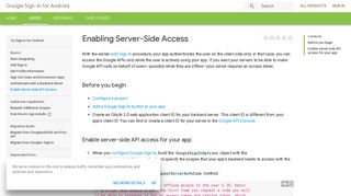
                            13. Enabling Server-Side Access | Google Sign-In for Android | Google ...