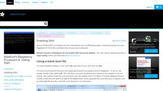 
                            9. Enabling SSH | Adafruit's Raspberry Pi Lesson 6. Using SSH | Adafruit ...