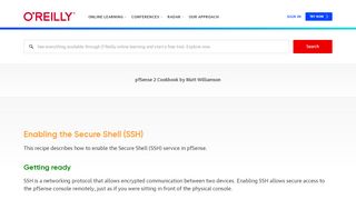 
                            5. Enabling the Secure Shell (SSH) - pfSense 2 Cookbook [Book]