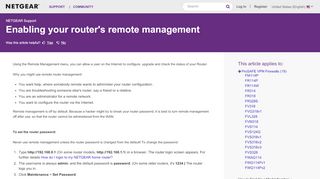 
                            10. Enabling your router's remote management | Answer | NETGEAR ...