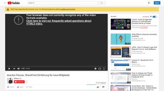 
                            2. enactus Passau: SharePoint Einführung für neue Mitglieder - YouTube