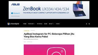 
                            3. Enaknya Pakai Aplikasi Instagram di PC - UrbanDigital