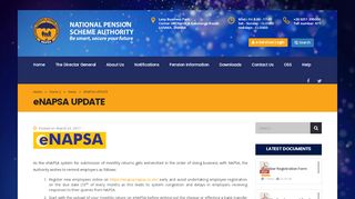 
                            8. eNAPSA UPDATE - National Pension Scheme Authority