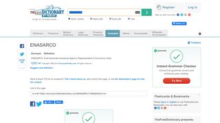 
                            11. ENASARCO - What does ENASARCO stand for? The Free Dictionary