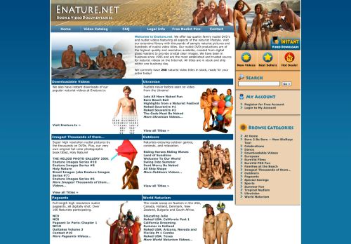 
                            11. Enature.net | Free Naturist Videos, Images & DVDs