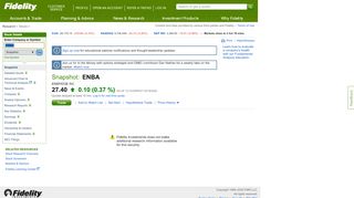 
                            12. ENBA | Stock Snapshot - Fidelity