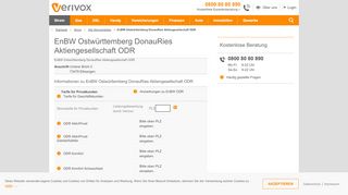 
                            9. EnBW ODR: Strompreise im Überblick - Verivox