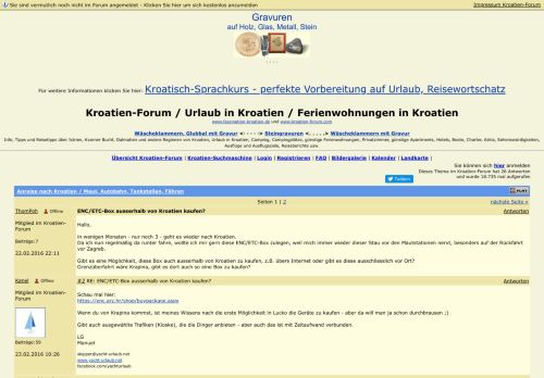 
                            5. ENC/ETC-Box ausserhalb von Kroatien kaufen? - Kroatien-Forum