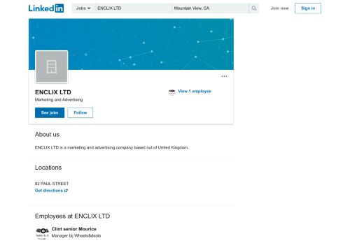 
                            8. ENCLIX LTD | LinkedIn