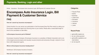 
                            8. Encompass Auto Insurance Login, Bill Payment & Customer Service ...