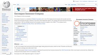 
                            3. Encompass Insurance Company - Wikipedia