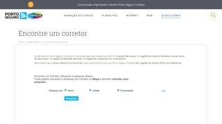 
                            12. Encontre um corretor | Site Oficial Porto Seguro Conecta