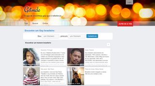 
                            6. Encontro Gay brasileiro, Gays solteiros, disponíveis e online - Getmale