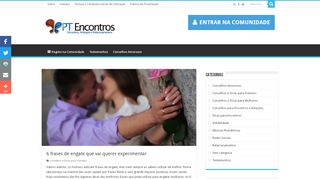 
                            8. Encontros, Amizade e Relacionamentos | Blog do PTEncontros