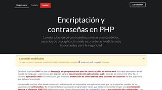 
                            3. Encriptación y contraseñas en PHP - Diego Lázaro