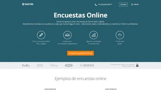 
                            3. Encuestas Online | Cuestionarios Gratis | Survio.com