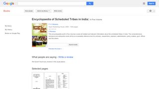 
                            12. Encyclopaedia of Scheduled Tribes in India: In Five Volume