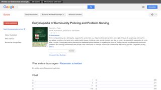 
                            6. Encyclopedia of Community Policing and Problem Solving