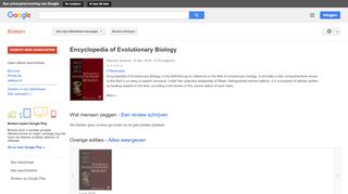 
                            9. Encyclopedia of Evolutionary Biology