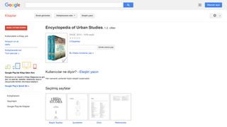 
                            12. Encyclopedia of Urban Studies