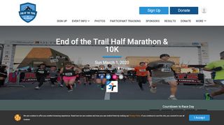 
                            11. End of the Trail Half Marathon & 10K - RunSignup