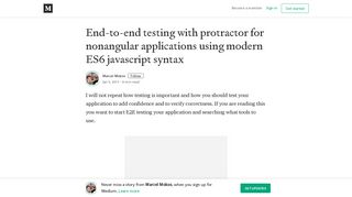 
                            7. End-to-end testing with protractor for non angular applications using ...