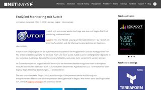 
                            10. End2End Monitoring mit AutoIt | NETWAYS GmbH