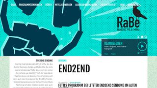 
                            8. End2End – Radio Bern RaBe