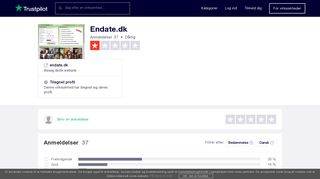 
                            11. Endate.dk - Trustpilot