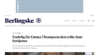 
                            13. Endelig får Emma Thompson den rolle, hun fortjener - Berlingske