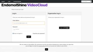 
                            5. Endemol Shine Video Cloud: Log in