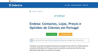 
                            11. Endesa: Contactos, Tarifários, Opiniões, Área Cliente Online My Endesa